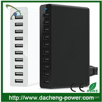 High power 10 port usb charger usb multi charger with smart IC protect